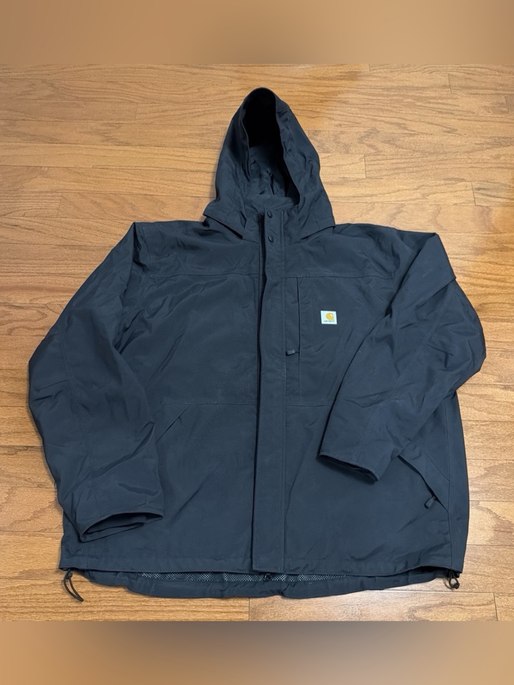 Carhartt Storm Defender Men's Black hooded 
 Jacket 2XL